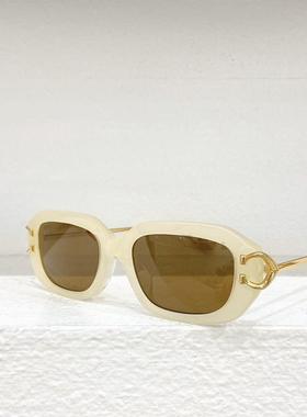 网红风板材方形太阳眼镜0829S男女通用遮阳墨镜防紫外线黑黄绿棕