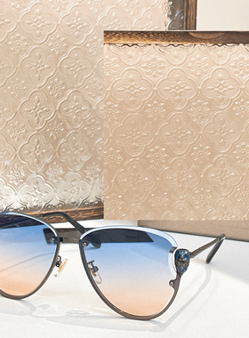 椭圆半框时尚优雅遮阳墨镜男女款