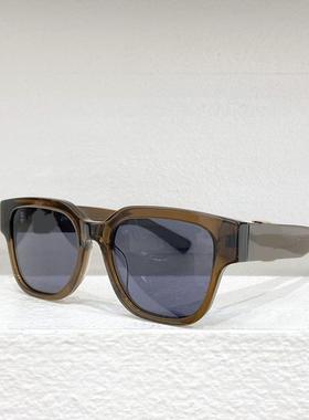 新款板材方形太阳眼镜男女通用S1F时尚情侣风遮阳墨镜防紫外线黑