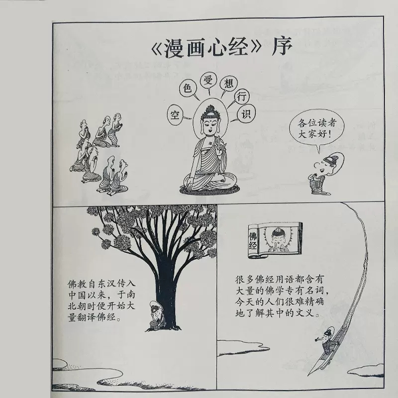 【大字版全5册 蔡志忠漫画佛学系列读本】正版现货 佛陀说心经金刚经六祖坛经禅说 蔡志忠编绘 漫画书籍 少儿读物寒暑假阅读畅销书 - 图0