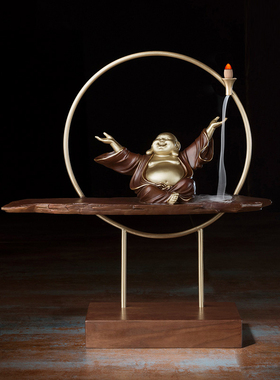 全铜摆件天天开心家居饰品铜工艺品乔迁礼物办公桌摆件商务礼品