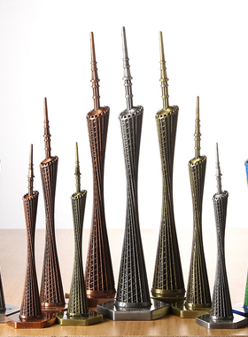 知名地标建筑伦敦广州塔装饰摆件