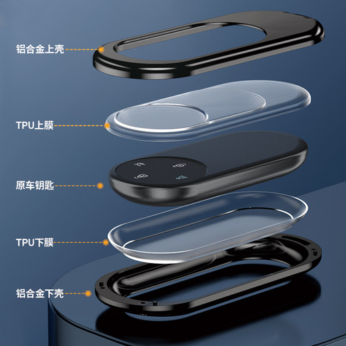 2026款华为问界m7/m8/m9钥匙套高级新款卡片专用m5汽车用品26扣壳 - 图1