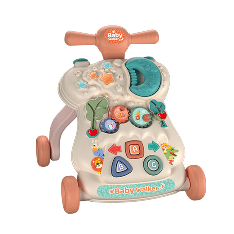 儿童学走路多功能防侧翻1岁学步车 百联同泰母婴手推学步玩具