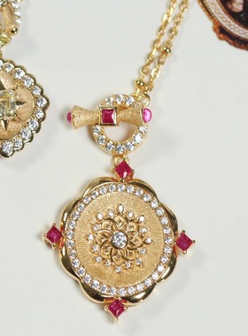 925银厚镀金意大利精工拉丝项链