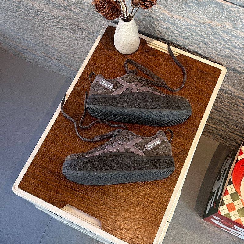 工厂尾货断码清仓厚底老爹鞋女2026新款增高小白鞋百搭显瘦德训鞋,淘宝优惠券,粉丝福利购,淘宝优惠卷