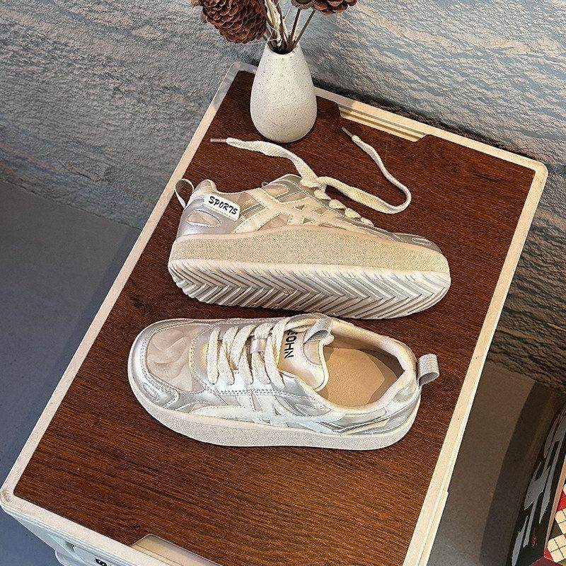 工厂尾货断码清仓厚底老爹鞋女2026新款增高小白鞋百搭显瘦德训鞋,淘宝优惠券,粉丝福利购,淘宝优惠卷