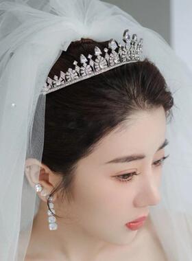 皇冠头饰公主高端大气女童儿童成年礼女神生日新娘主婚纱结婚王冠