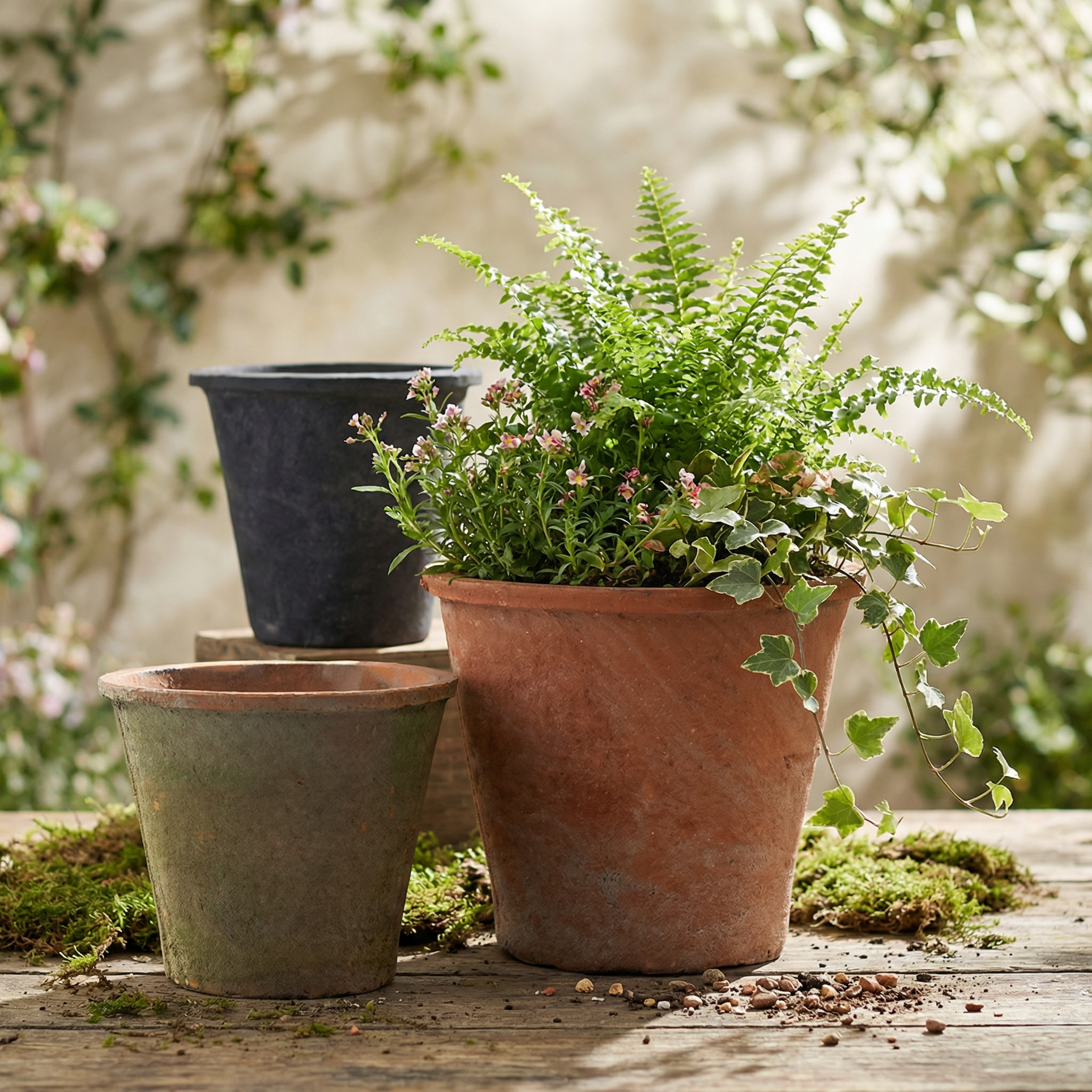 大高筒陶土红陶花盆多肉瓦盆龟背竹发财树陶盆复古透气老式大盆栽,淘宝优惠券,粉丝福利购,淘宝优惠卷