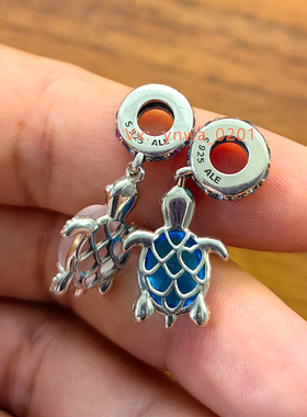 海洋穆拉诺玻璃海龟吊坠