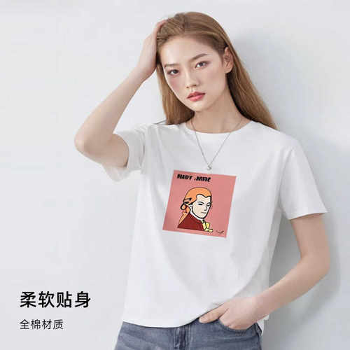 2026新款音符短袖T恤 创意乐谱贝多芬钢琴个性全棉男女情侣上衣夏 - 图1