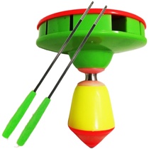 Dance Fu One-way 360 Degrees Rotating Shock Absorbing Head Hollow Bamboo Air Bag Head Seven Bearings Five Fu Golden Phoenix Dance Second-generation Single Head Bell