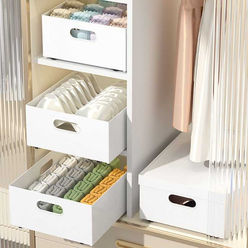 Drawer pull-out cabinet storage rack without installation