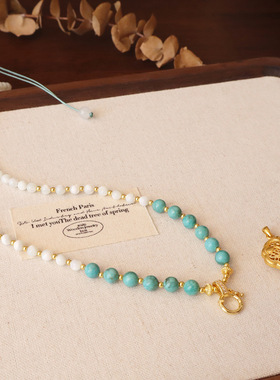 轻奢重工手工编织项链绳万能扣款