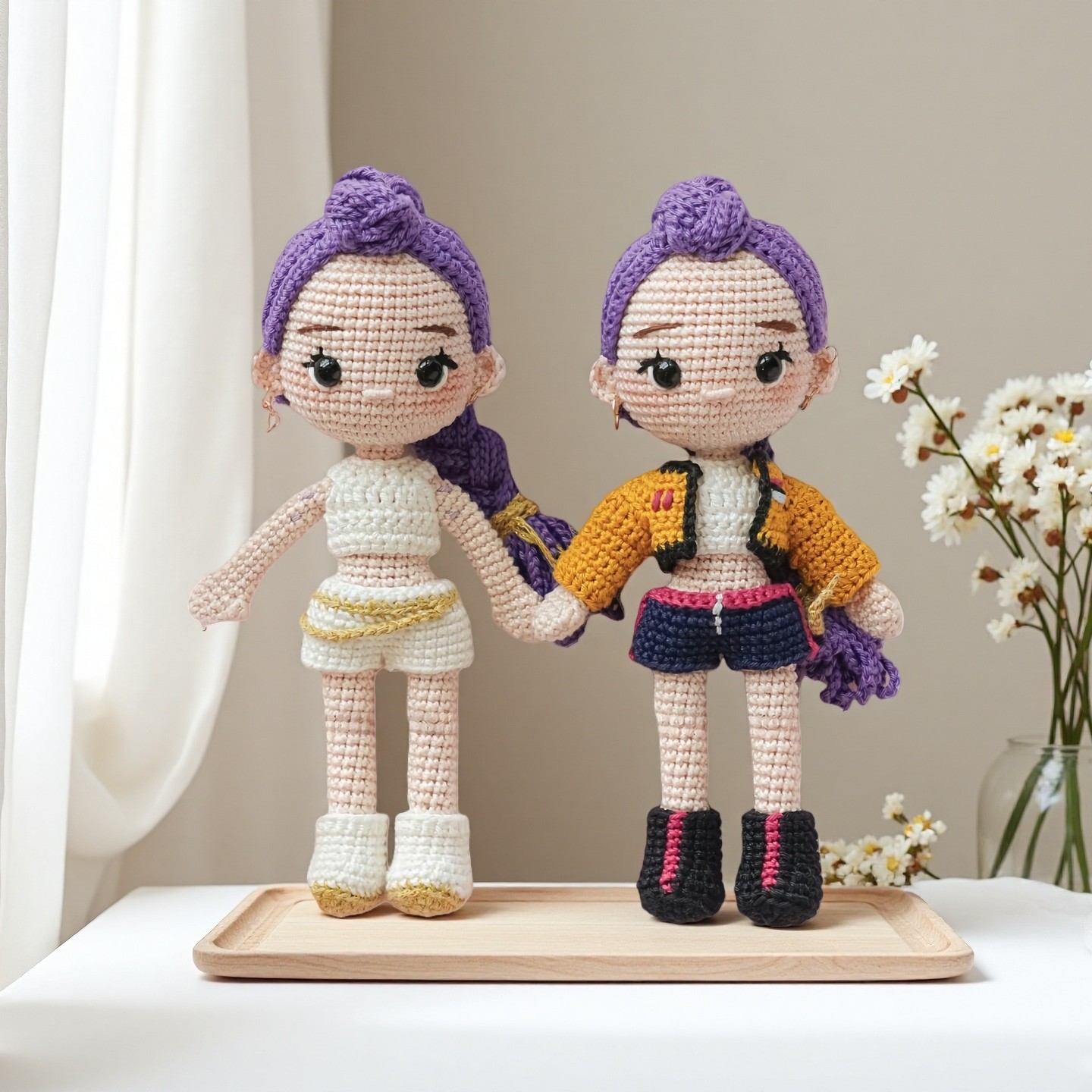 猎魔女团鲁米米拉佐伊钩织玩偶diy手工编织娃毛线材料包手办摆件,淘宝优惠券,粉丝福利购,淘宝优惠卷