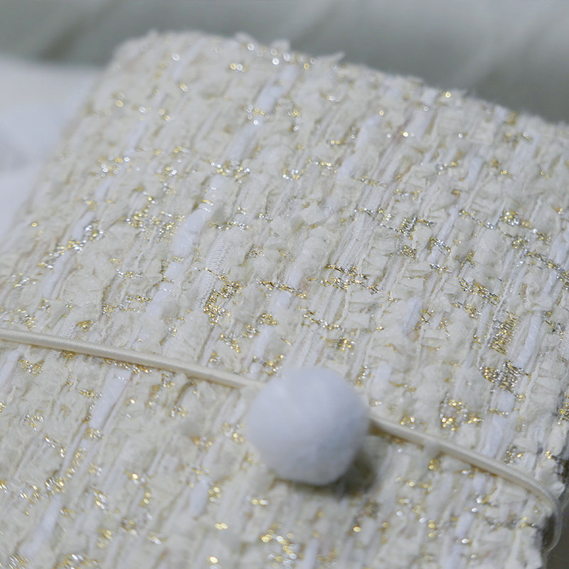 躲在耳里|限量毛呢活页|经典金丝小香风毛呢氛围重工手帐本m5a7,淘宝优惠券,粉丝福利购,淘宝优惠卷