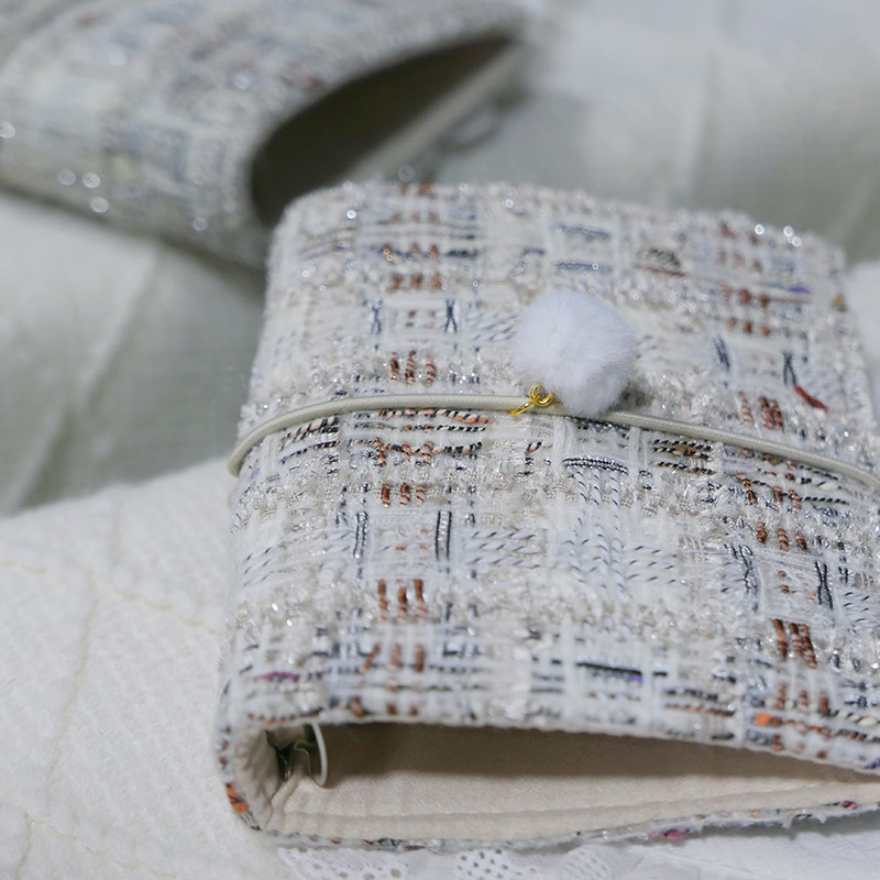 躲在耳里|限量毛呢活页|小众精致编织感高级氛围重工手帐本m5a7,淘宝优惠券,粉丝福利购,淘宝优惠卷