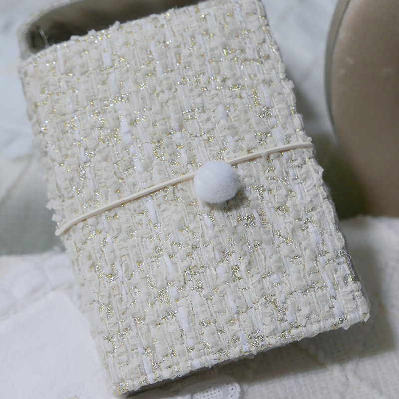 躲在耳里|限量毛呢活页|经典金丝小香风毛呢氛围重工手帐本m5a7,淘宝优惠券,粉丝福利购,淘宝优惠卷