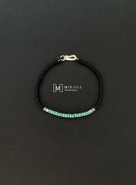 cosmo中性磨砂酷黑手链