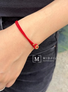 本命年红色编织手绳节日礼物