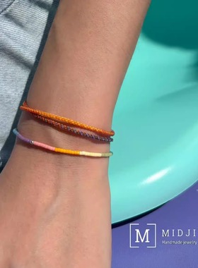 MIDJILL复古马卡龙色手链