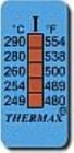 【总代理】英国进口THERMAX五格测温纸37-290度TMC示温条热敏试纸 - 图3