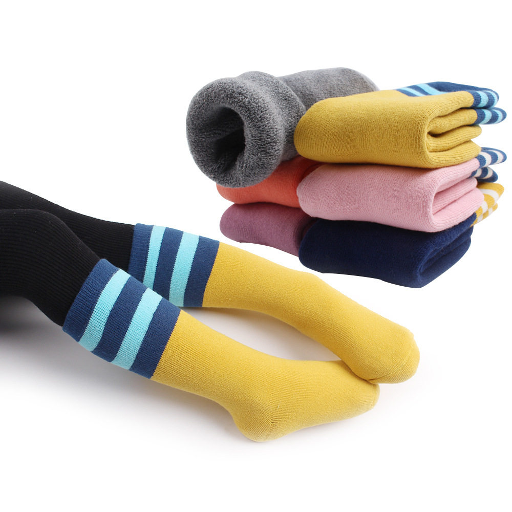 七巧板儿童纯棉袜子冬季毛圈加厚保暖袜男童女童宝宝毛巾料加长版,淘宝优惠券,粉丝福利购,淘宝优惠卷