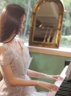 晚礼服2025春夏季新款宴会气质重工轻婚纱订婚连衣裙敬酒服