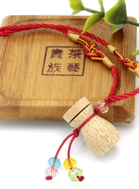 散香原木精油瓶吊坠香水挂件项链