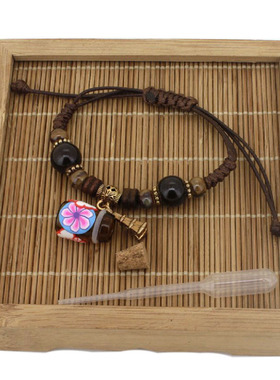 可调节女学生香水精油瓶散香手链