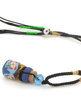 清新小花软陶玻璃项链1ml储物