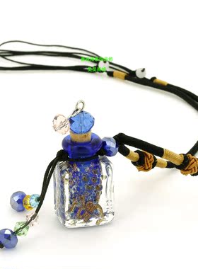 香水分装胎毛朱砂储物吊坠项链