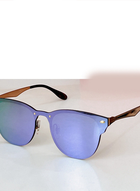 时尚新款 太阳眼镜高品质高质感百搭潮酷遮阳3576无框反光镜片