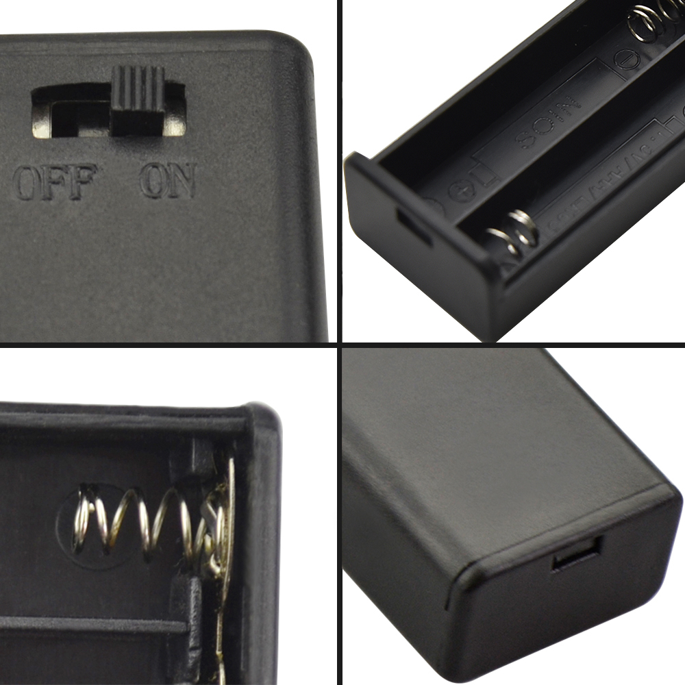 2AAA两节七号电池盒BBC microbit开关电池座3V（不带7号电池） - 图1