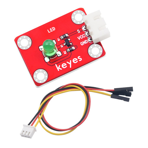 Keyes电子积木LED发光传感器模块防反插配线适用arduino microbit - 图2