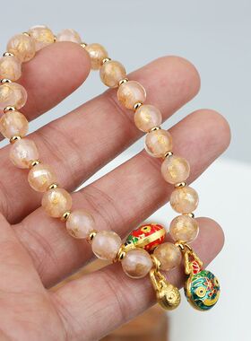 北京香灰琉璃手串手链