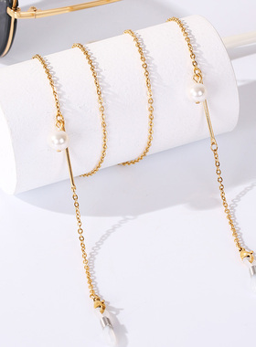 仲夏之晶钛钢简约气质眼镜链女