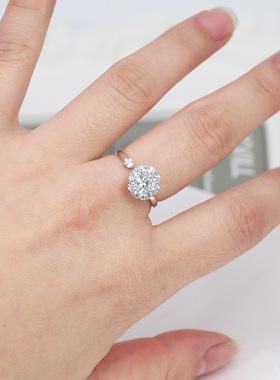 仲夏之晶开口网红旋转戒指女指环