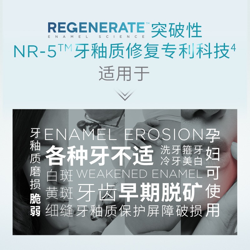 法国进口Regenerate牙膏牙釉质修复亮白清新口气含氟防蛀牙75ml - 图2