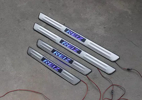 06-19款新锐志MARK-X标LED带灯冷光门槛条 老锐志带灯迎宾踏板 - 图2