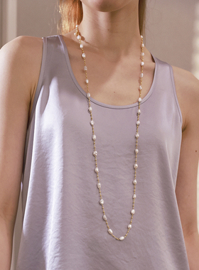 925银镀18K金/淡水珍珠