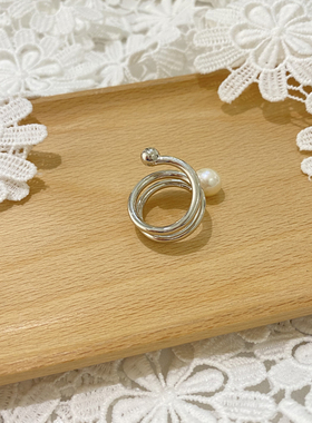 muer沐耳天然淡水珍珠戒指