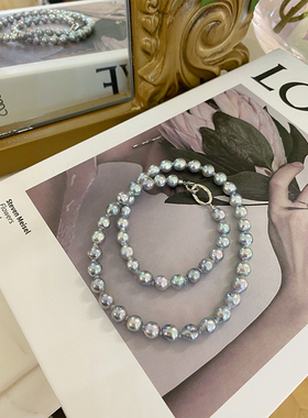 muer沐耳巴洛克珍珠项链