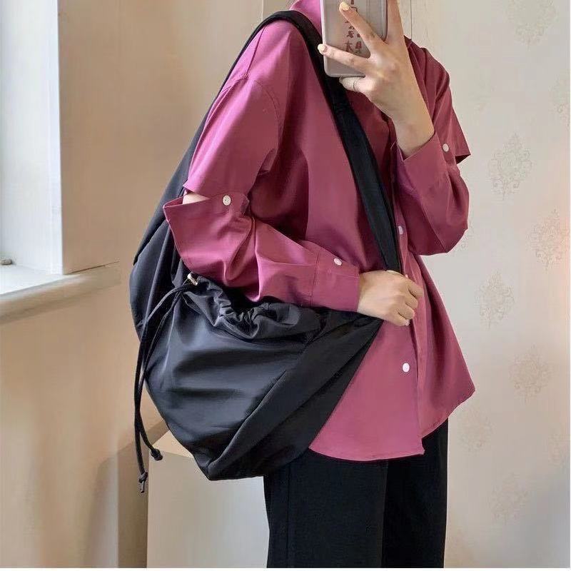 Nylon Crossbody Bags for Women Totes Folds Underarm Bag Fem-图2