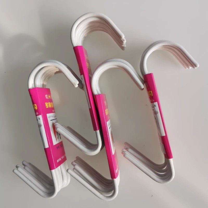 浸塑挂钩S形挂钩腊肉挂钩不锈安全厨房书包挂衣服展会大s钢丝钩子,淘宝优惠券,粉丝福利购,淘宝优惠卷