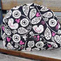 VB Pure Cotton Large Shell Type Makeup Bag Travel Di Sini Pure Cotton Wash Containing Bag Makeup Bag Interior Waterproofing