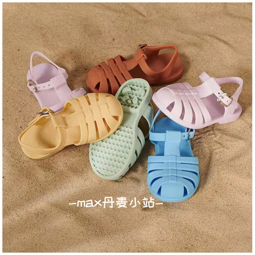 5折 夏季丹麦Liewood婴幼儿童宝宝沙滩凉鞋水果冻橡胶软底鞋子 - 图3