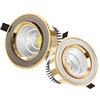 Golden LED downlight spotlight European style TV background wall
