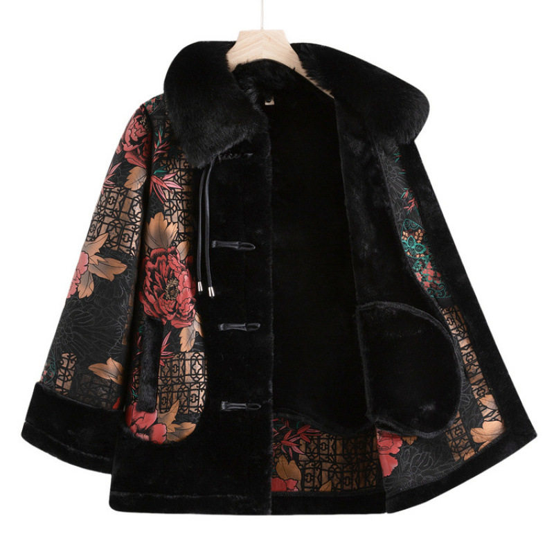 中老年女装冬装水貂绒皮草大衣妈妈秋冬外套阔太太加绒加厚衣服,淘宝优惠券,粉丝福利购,淘宝优惠卷