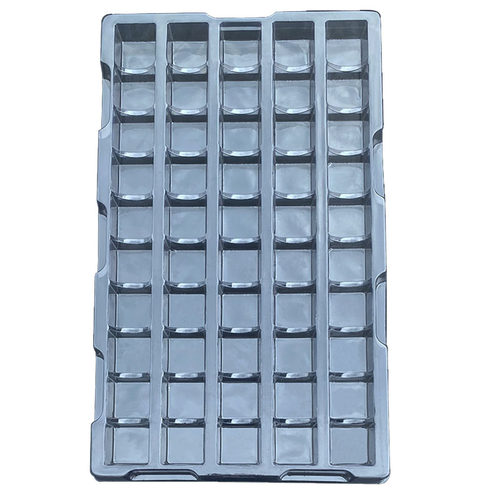 现货50格长方形吸塑内托定制塑料盒托盘新能源汽车零件吸塑盘PET - 图3